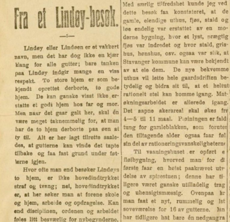 Stavanger Aftenblad 1918
