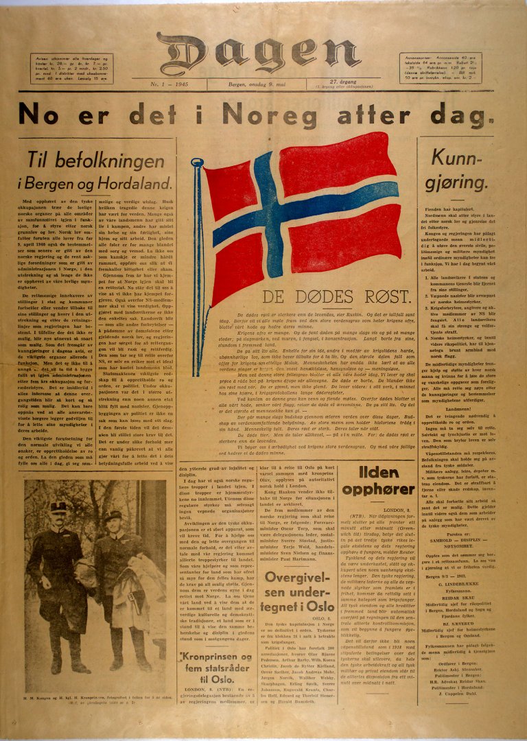 Avisen Dagen, 9. mai 1945. jpg