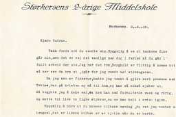 Kjærlighetsbrev til Gudrun fra Ivar i 1938