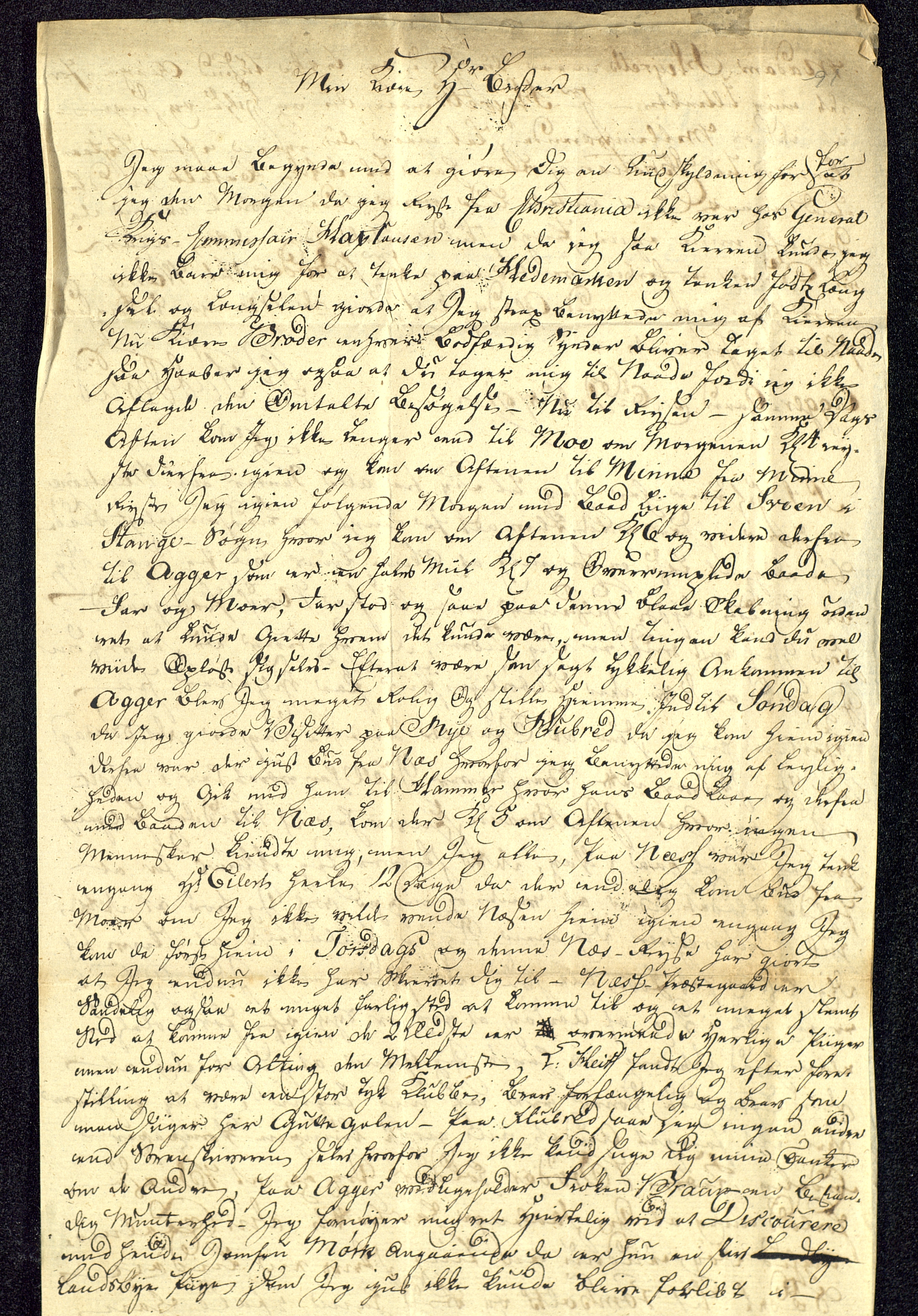 Åker gård - brev 1791