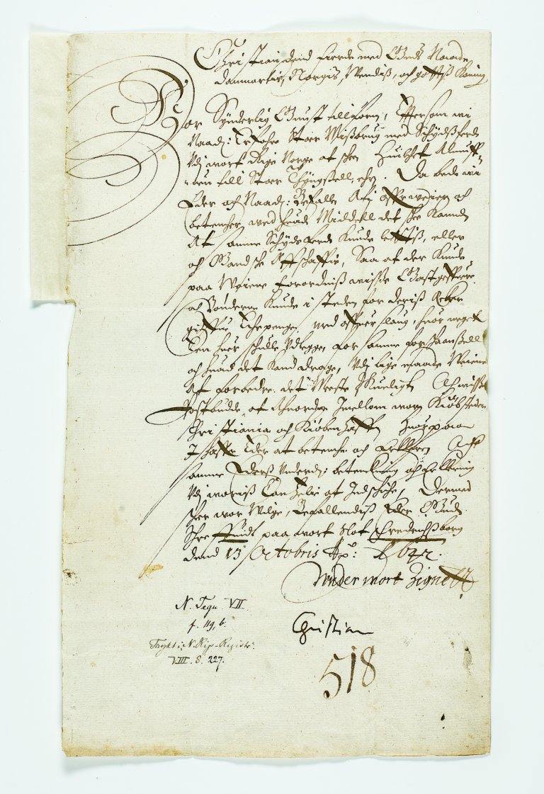 Postens fødselsattest 1642