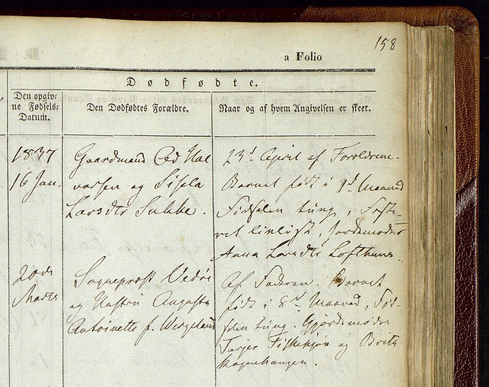 Kyrkjebok for Suldal 1837