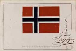 Eget norsk flagg i 1821